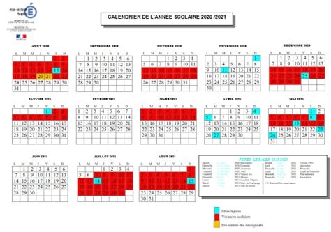 Calendrier Scolaire 2020 2021 Snes Mayotte