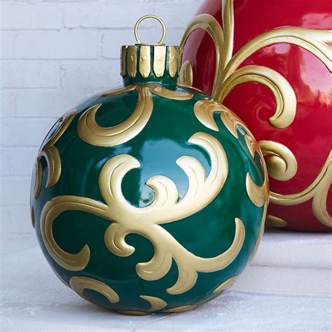 These Large Outdoor Christmas Ornaments Make A Serious Statement In