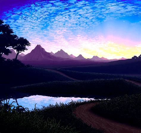 This is a collection of incredible nature landscape animated gif images. 16-Bit Nature GIFs That Will Take You Back To 90s