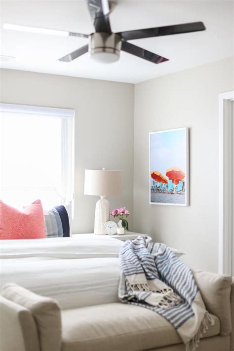 Neutral Master Bedroom With Coastal Style Hgtv