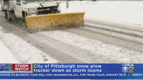 Pittsburghs Snow Plow Tracker Down As Winter Storm Looms Youtube