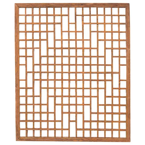 Pair Of Chinese Courtyard Lattice Panels At 1stdibs