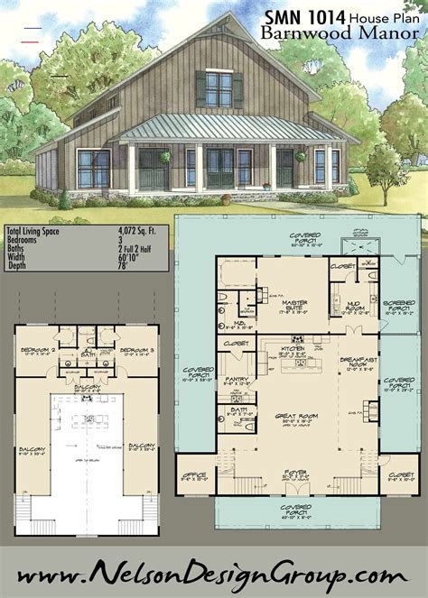 Https://wstravely.com/home Design/country Barn Home Floor Plans