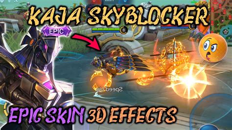 Kaja Skyblocker【epic】 Skin Gameplay Mysterious Hawk Mobile Legends