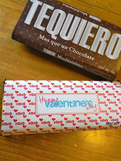 Envoltura Para Chocolate Etiquetas Para Chocolate San Valentin