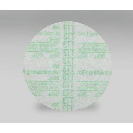 3M Hookit Microfinishing Film Type D Disc 366L 6 In X Nh 30 Micron