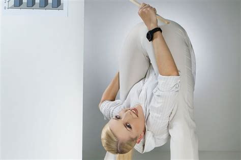 German Contortionist Bends Over Backwards For Office Calendar Daily Record