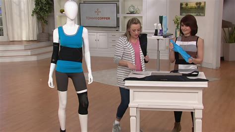 Tommie Copper Hot And Cold Lower Back And Shoulder Wrap On Qvc Youtube