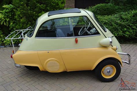 The bmw isetta is a microcar that was produced under license by the bayerische motorenwerke between 1955 and 1962. BMW Isetta Bubble Car VXV737