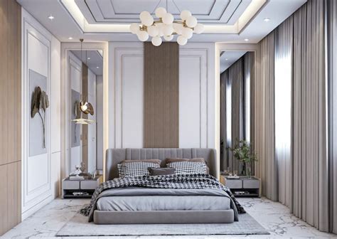 Premium Photo 3d Rendering Neoclassical Bedroom Interior