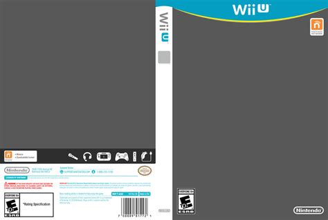 Wii U Cover Template By Etschannel On Deviantart