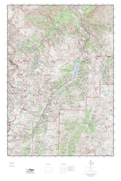 Mytopo Ironton Colorado Usgs Quad Topo Map