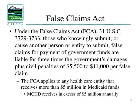 Cincinnati Ins Co Claims: Federal False Claims Act Definition