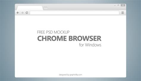 It is a nice idea to present a website in browser frame. Free PSD Mockup for Chrome Browser on Windows - Super Dev ...