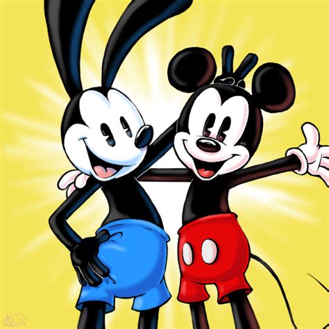 Pals By Luckyoswald ~ Oswald The Lucky Rabbit And