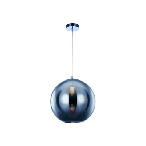 Shiny Chrome Glass Globe Ceiling Pendant Light Lighting Company