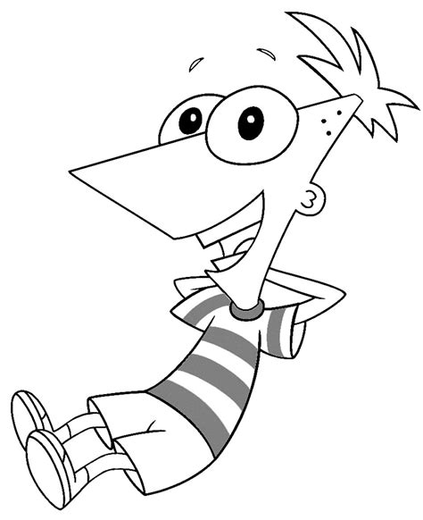 Desenhos de Phineas e Ferb para colorir - Pop Lembrancinhas