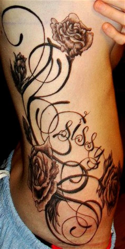 Rose Side Piece Tattoos Pinterest