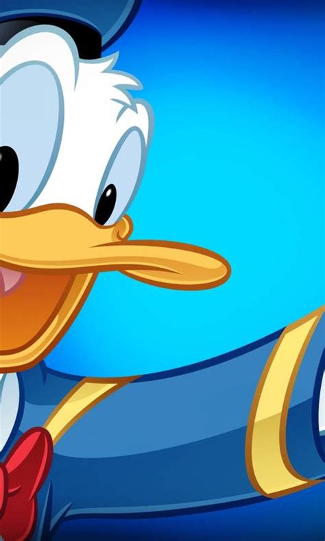 Donald Duck In Blue Cartoon Wallpaper Wallpaper Download 480x800