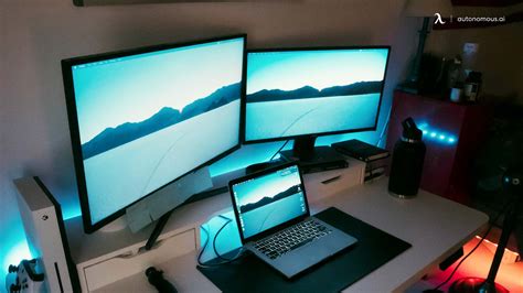 Good Computer Desk For Dual Monitors Photos