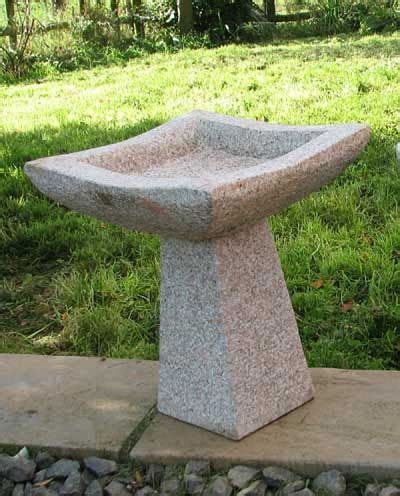 Buy products such as woodland outdoor bird bath at walmart and save. Square Granite Bird Bath | Diy bird bath, Bamboo fountain ...