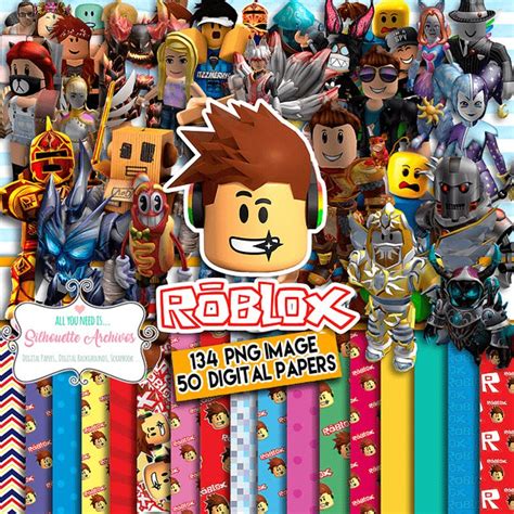 Roblox Cliparts Images Png Transparents Backgrounds Digital Etsy