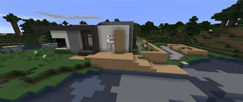It uses a lot of blocks to make most of m are clay blocks. Modern Survival House Minecraft Map