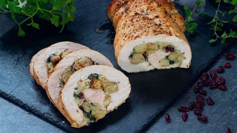 How To Make Turkey Roulade With Cranberry And Spinach Stuffing How To