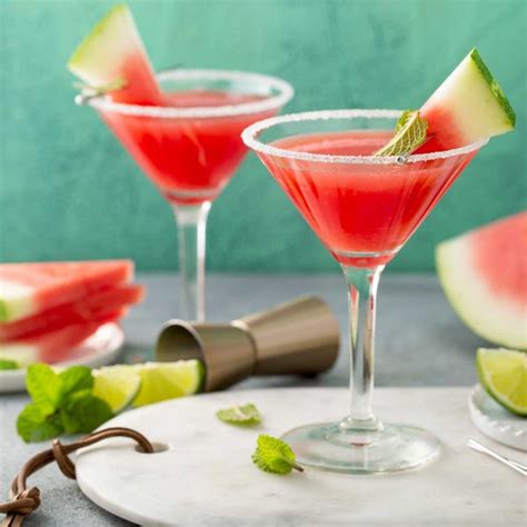 The Best Watermelon Martini Lemon Blossoms