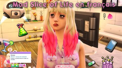 In the slice of life mod, there is an. Mod Slice of Life en français - Mod Sims 4