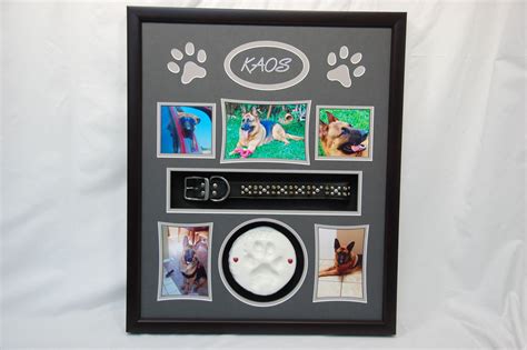 Pet Memorial Shadow Box Display Cases Dog Shadow Box Dog Memorial