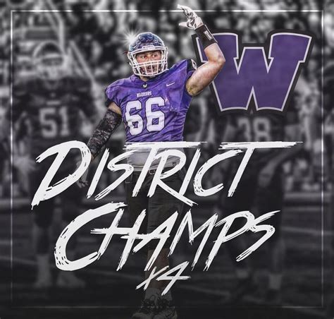 Waukee Football On Twitter Four In A Row District Champions Iahsfb