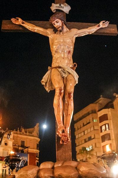 La Imagen Del Cristo Crucificado En La Agonía Sigue Emocionando En Su