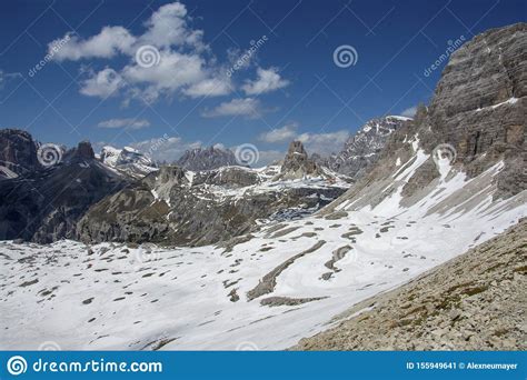 Dolomites Mountains Northern Italy Stock Image Image Of Clear