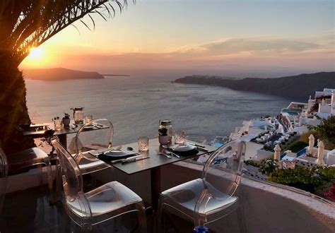 Santorini Restaurants Best Food Sunsets Views Artofit