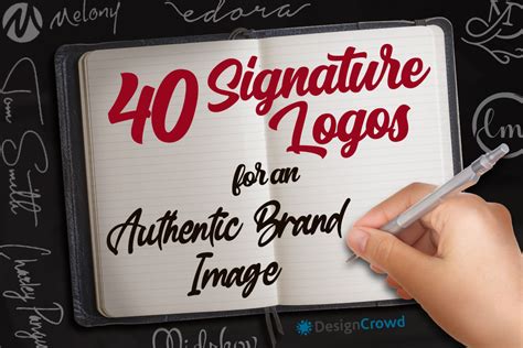 40 Signature Logos For An Authentic Brand Image