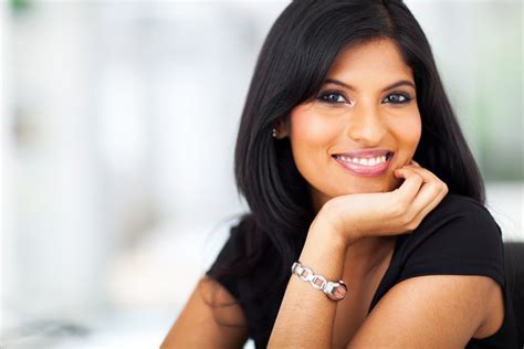 Portrait Of Indian Smiling Businesswoman Sarah Makris