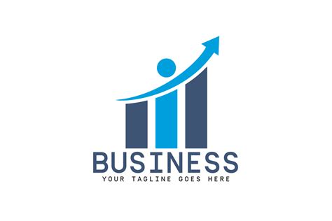 Business Logo Design. Progress and Success logo. (353901) | Logos | Design Bundles