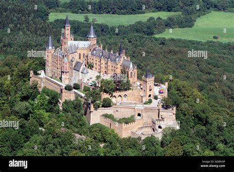 Castle Hohenzollern Hechingen Baden Wurttemberg Germany Stock Photo