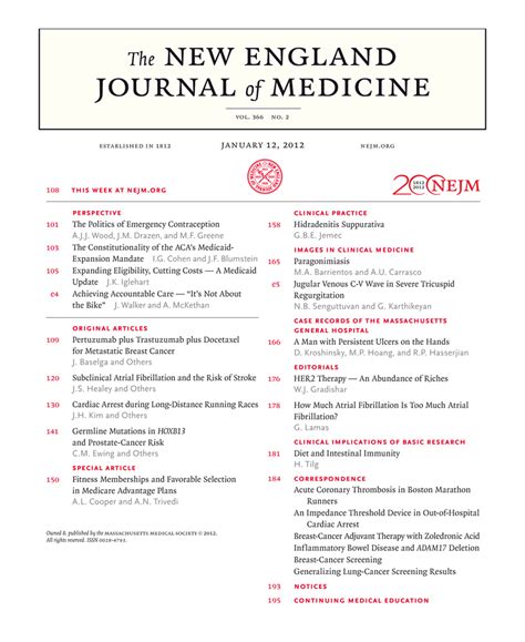 The New England Journal of Medicine comes to VHIO