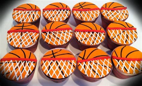 Basketball Cupcakes Decorated Cake By Skmaestas Cakesdecor