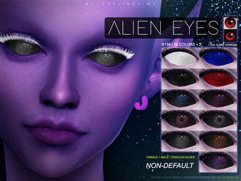 Sims 4 Alien Cc Eyes Skintones And Hair Page 2 Of 2