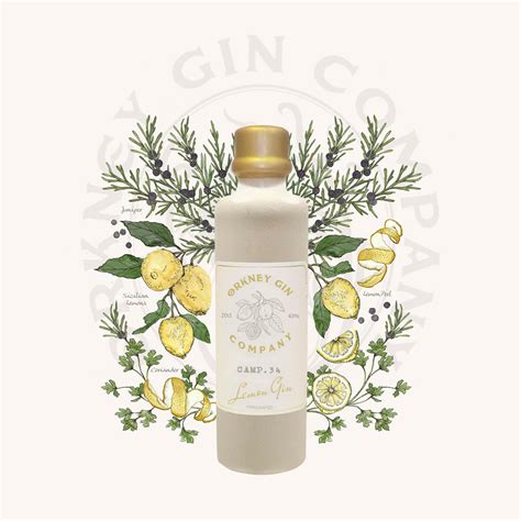 Orkney Gin Company Illustrated Botanicals For Two New Gins