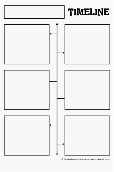 Blank Timeline Template For Kids Main Image 6 Box Timeline Template