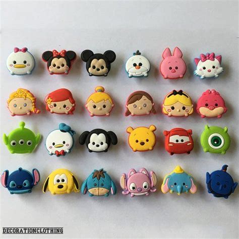 Crocs.com has been visited by 100k+ users in the past month 24 Pcs Disney Tsum Tsum Shoe Charms PVC Fit Buckles And ...