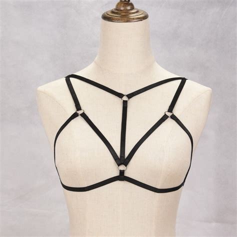 Jlxharness Sexy Cage Bra Body Harness Cage Strappy Caged Erotic