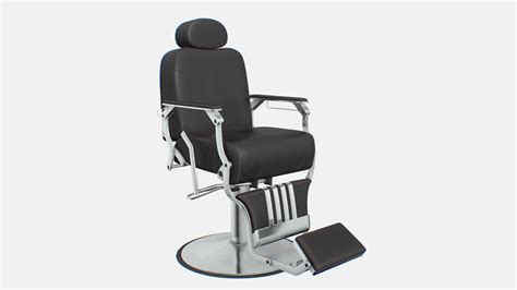 Leather Barber Chair A1 Buy Royalty Free 3d Model By Mozzarellaarc