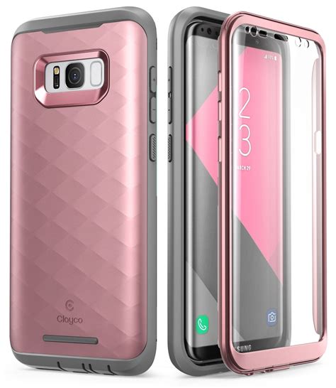 Samsung Galaxy S8 Case Clayco Hera Series Full Body Rugged Case With