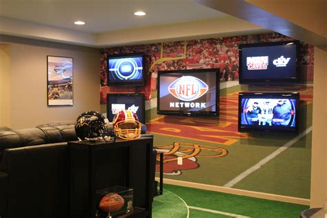 Diy Network S Man Caves Tv Show Uses Wall Murals To Complete The Look Man Cave Wall Man Cave
