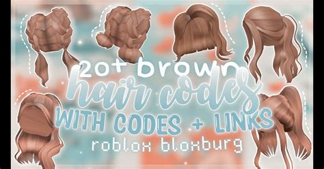 Bloxburg Codes 60 Aesthetic Hair Accessory Codes Roblox Youtube